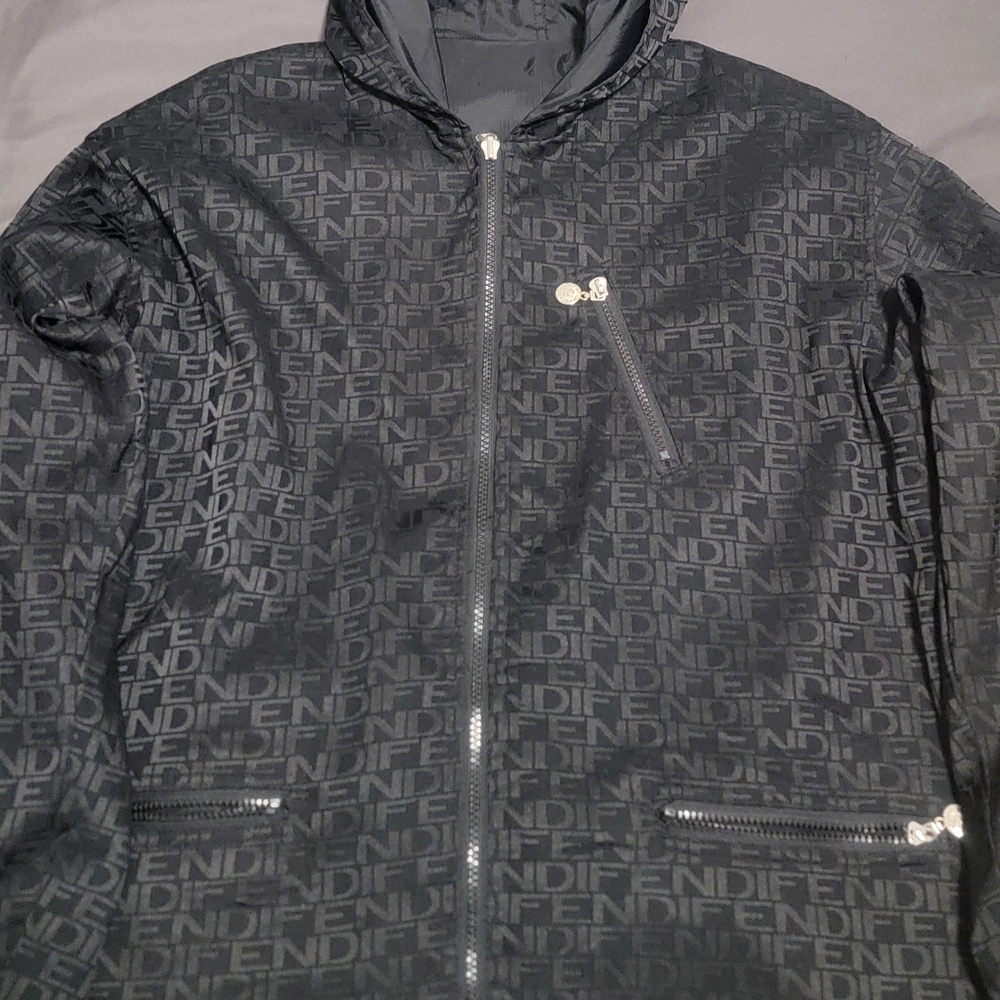 Fendi Blouson Black Men's Jacket Size L